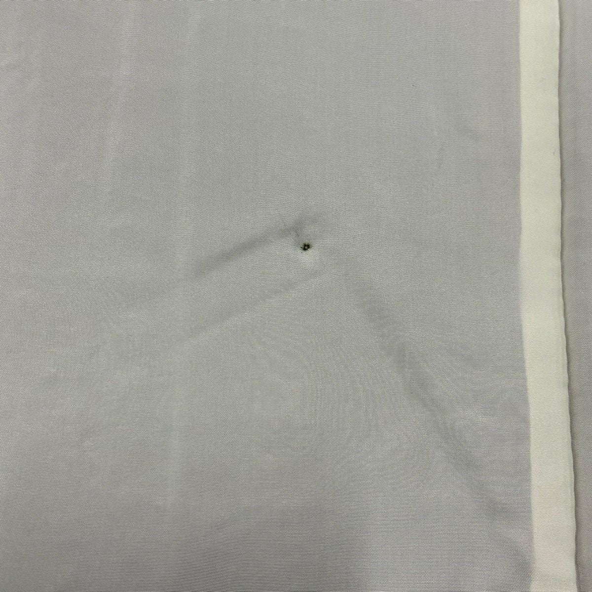 【美品】 紬織 身長163cm 袖長64cm M 雙層 證書齊全 花唐草紋 草花紋紋 深藍 純蠶絲 優品級