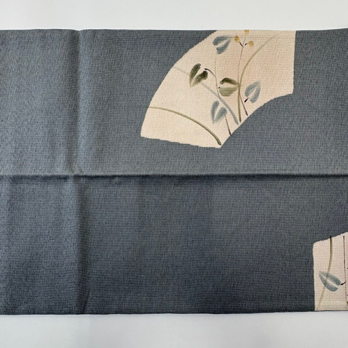 袋帶 秀品級 葉與果 蜻蜓 青灰 深藍色 正蠶絲