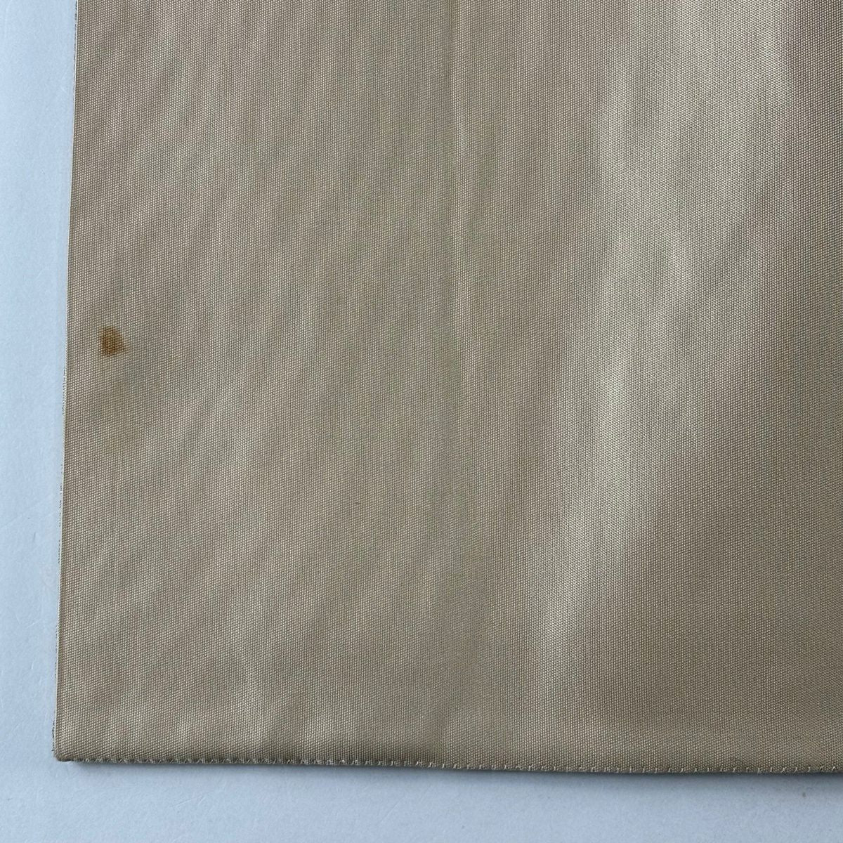 【美品】 袋帶 秀品級 華紋 向鳥 金絲 奶油 六通 純蠶絲