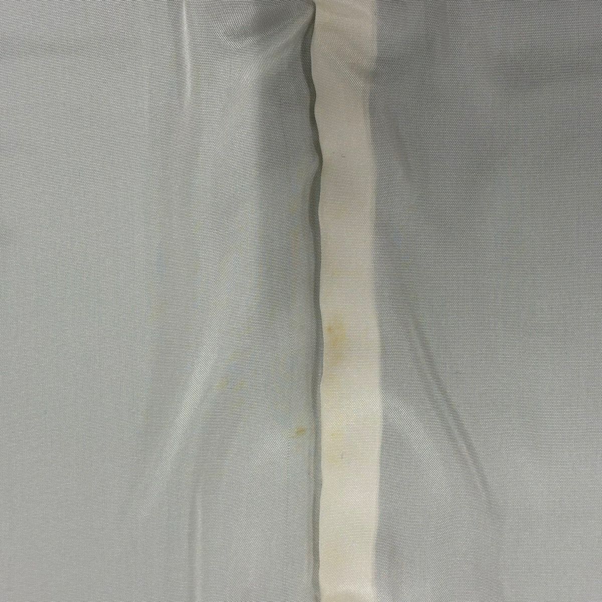 付下 身長157cm 袖長65cm M 雙層 枝花 草花紋 金糸 灰綠 純蠶絲 秀品級