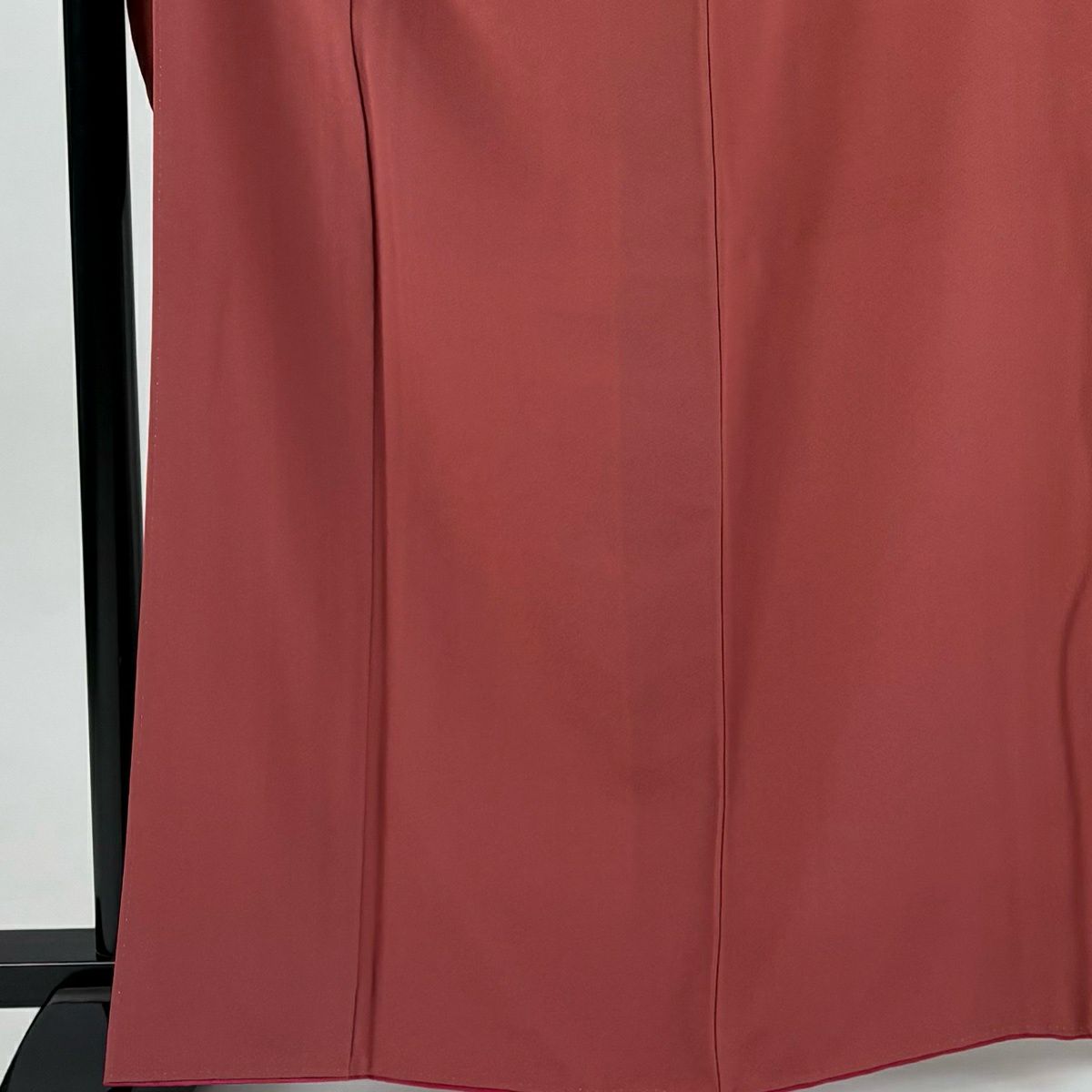 【美品】振袖禮服 身長163.5cm 袖長66.5cm M 雙層 深粉紅 純蠶絲 優品級