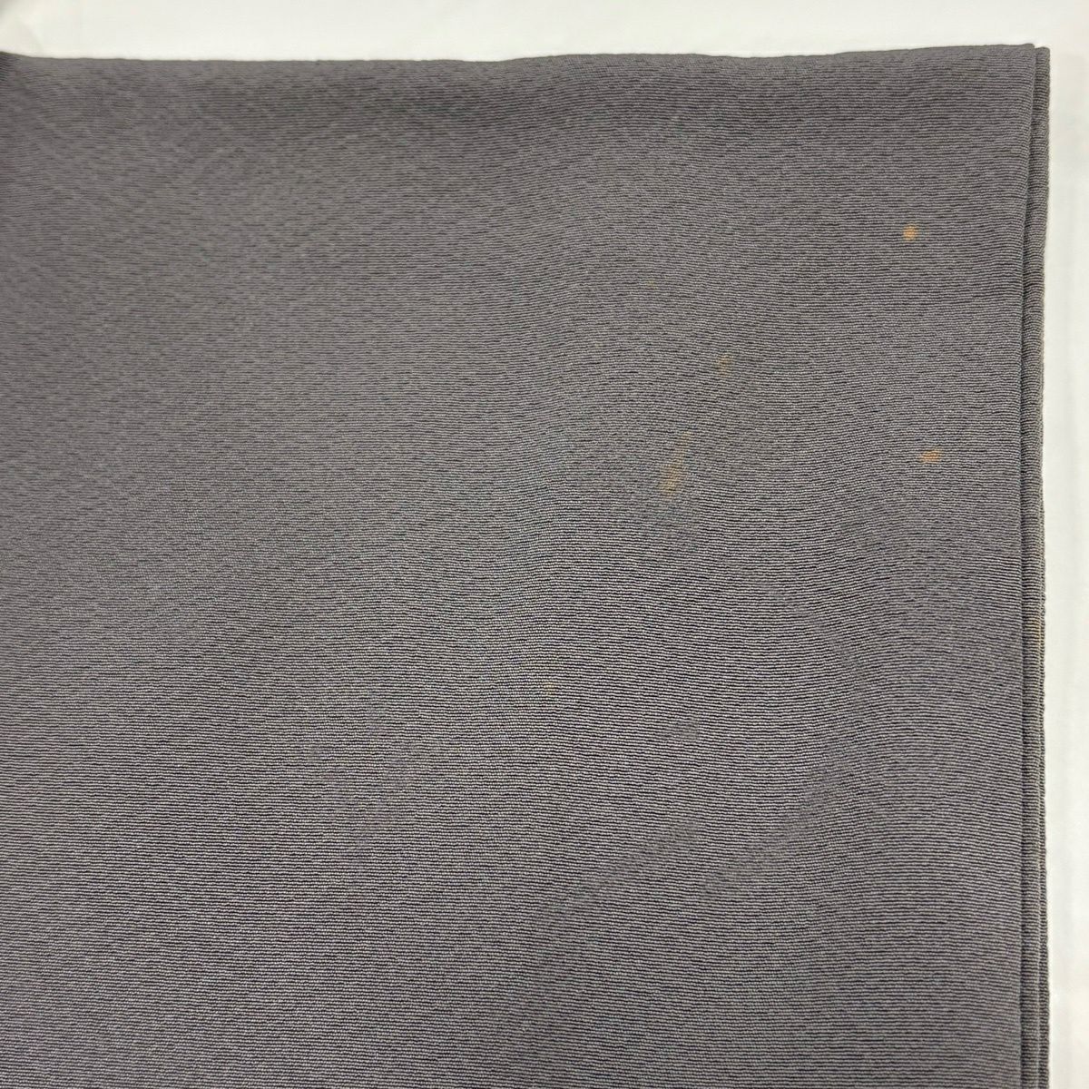 付下 身長162cm 袖長62cm S 雙層 寶盡くし 花 刺繡 金線 灰紫 純蠶絲 優品級 一個紋