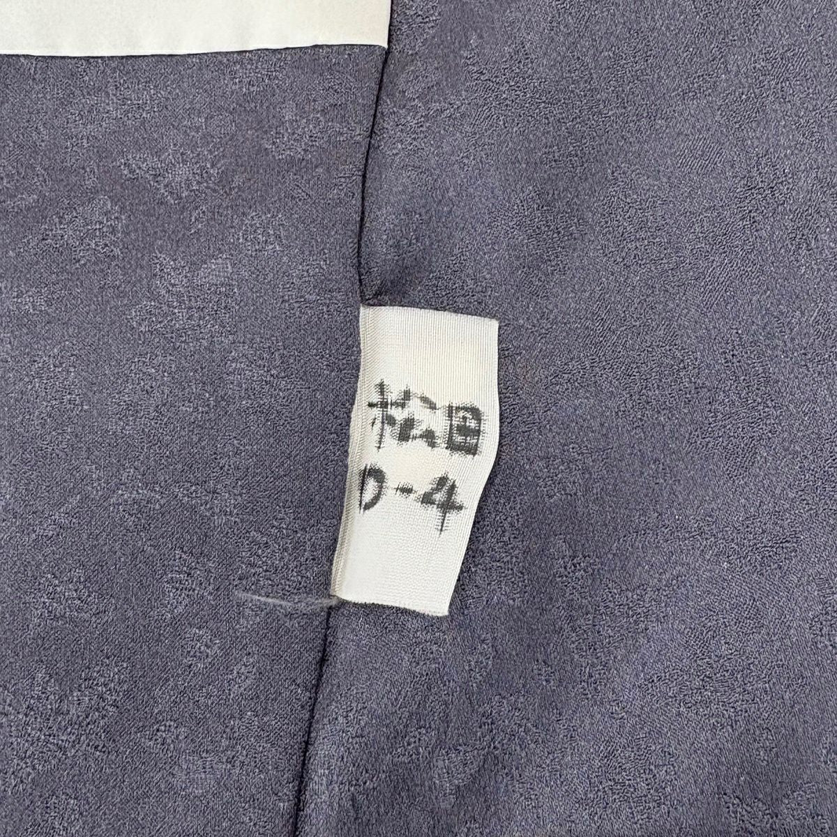 【美品】振袖禮服 身長172.5cm 袖長69.5cm L 雙層 德永憲峯 落款あり 辻花染 金通し 金銀彩 灰色 純蠶絲 逸品級