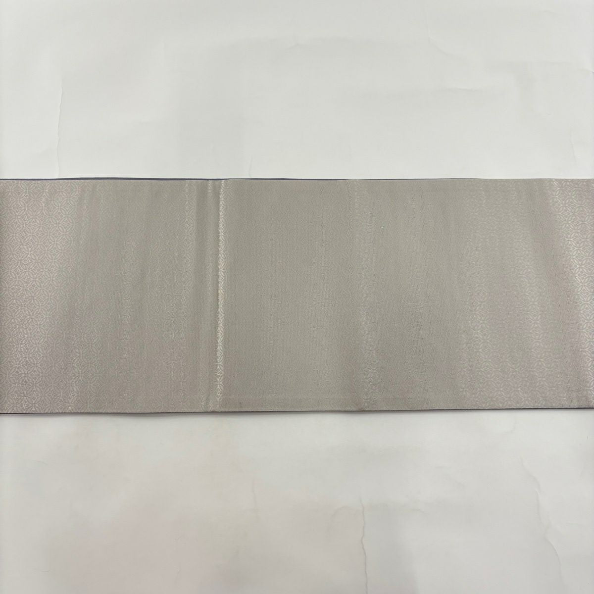 【美品】 袋帶 秀品級 大和 振袖禮服禮服用 櫻花 麻葉 金金箔 金線 灰紫 六通 純蠶絲