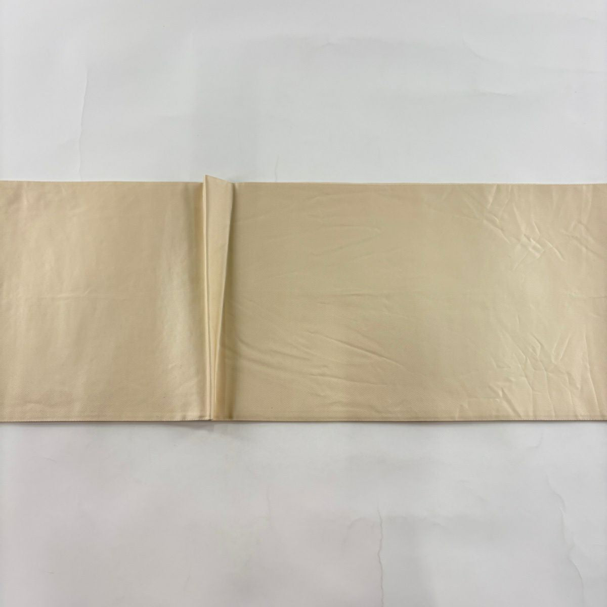 袋帶 秀品級 華紋 ヱ霞 金銀絲 金金箔 米色 六通 純蠶絲