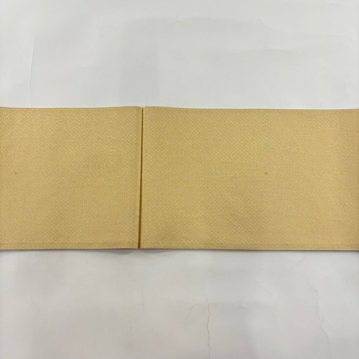 【美品】 袋帶 秀品級 花鳥 波 金銀糸 金金箔 灰色 六通 純蠶絲