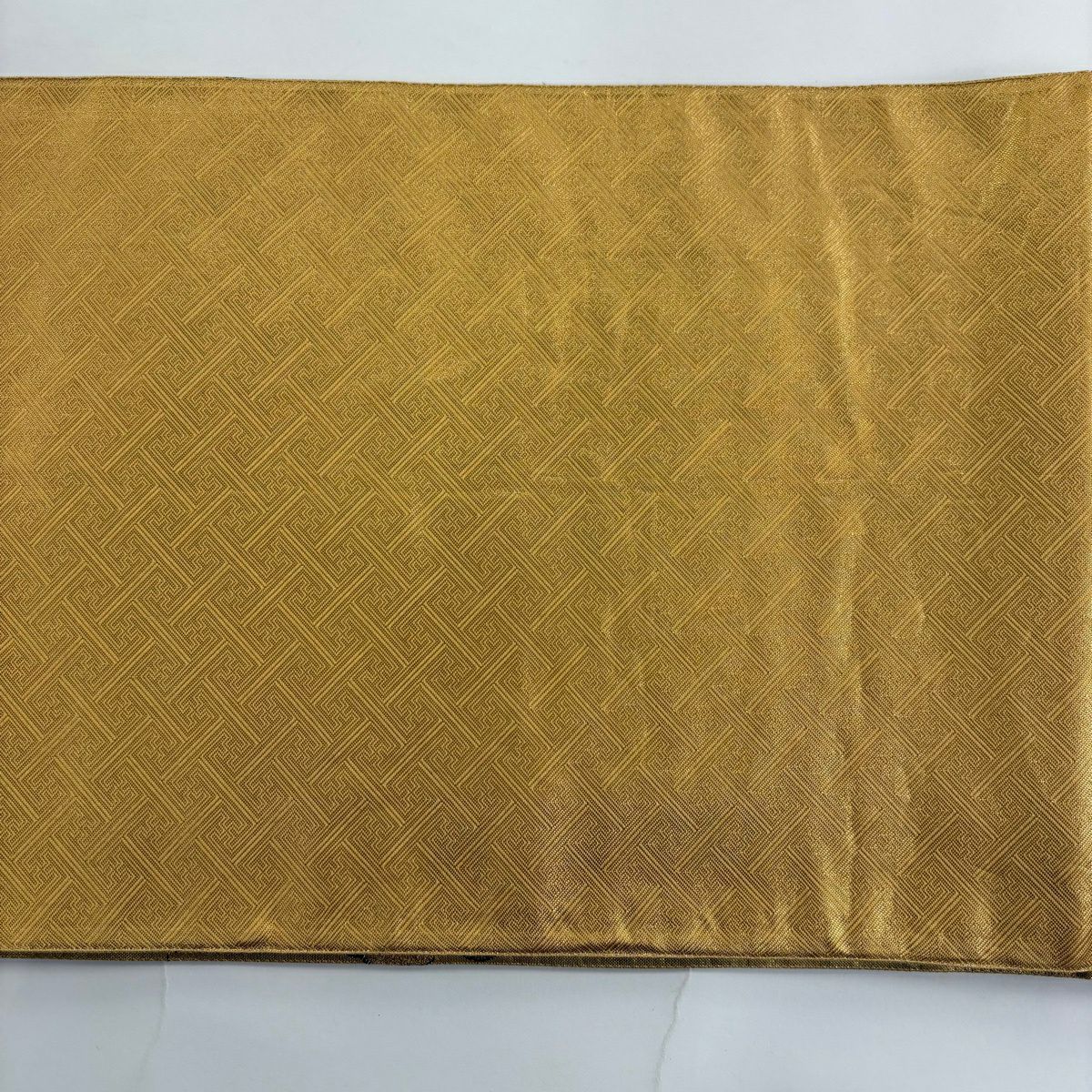 【美品】 袋帶 秀品級 御所車 人物 金絲 金金箔 金色 大鼓圖案 純蠶絲