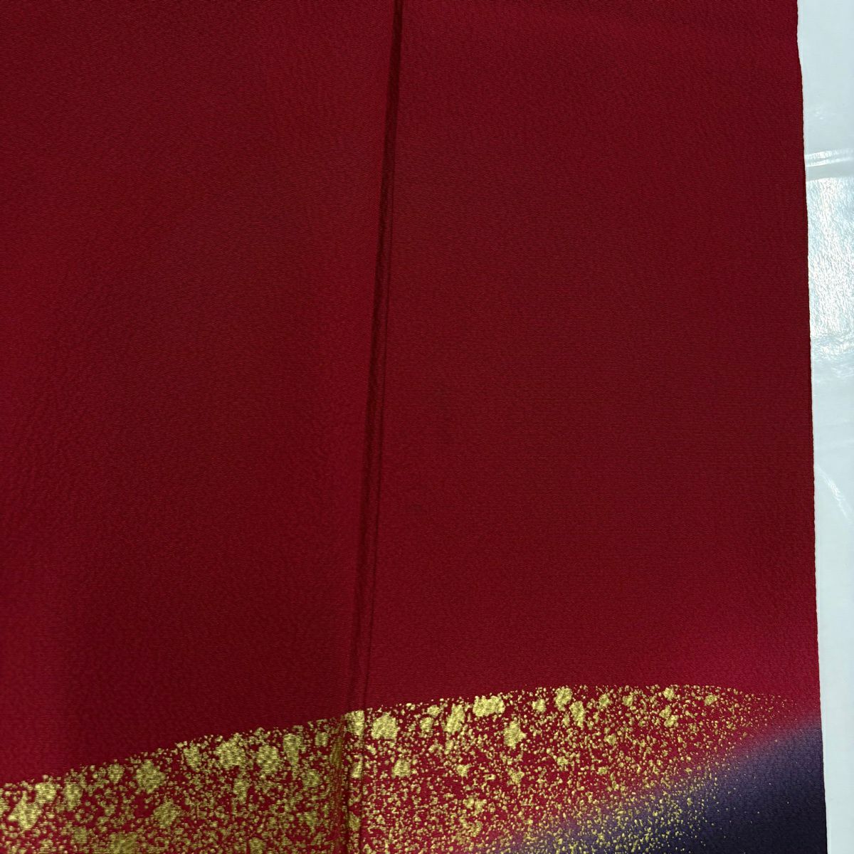 【美品】振袖禮服 身長163cm 袖長65.5cm M 雙層 手鞠 鼓 金銀彩 刺繡 紅 純蠶絲 秀品級