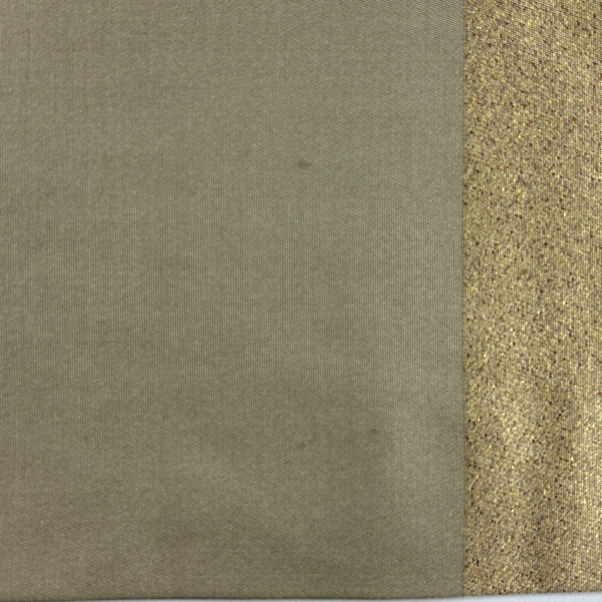 【美品】名古屋帶 優品級 草花紋紋 鳥 金絲 金金箔 金 純蠶絲