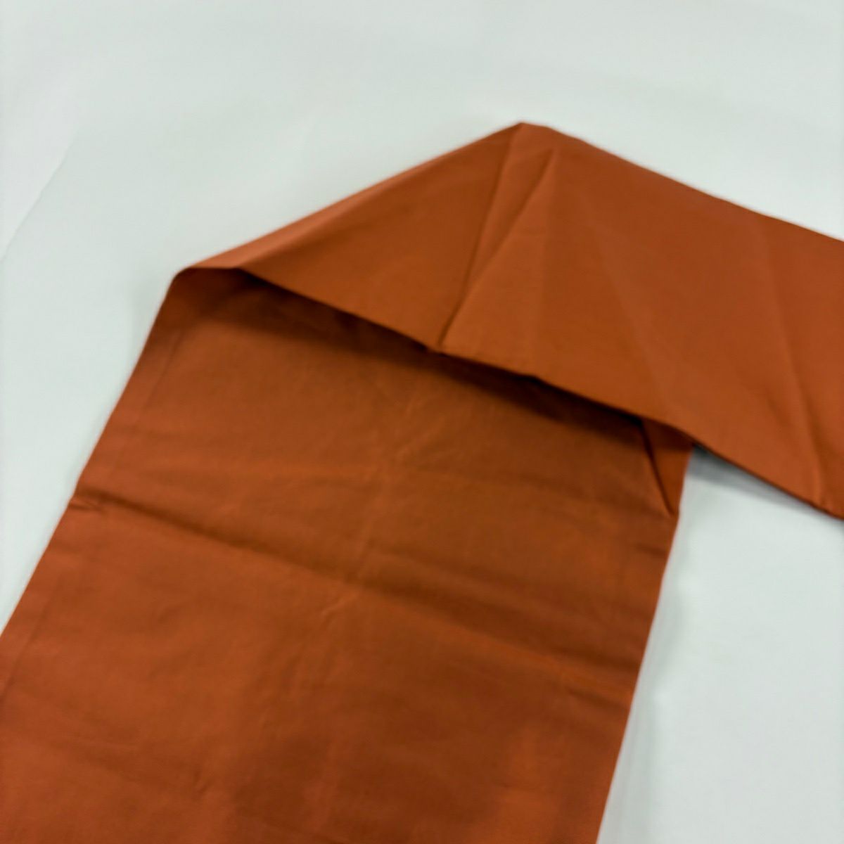 【美品】名古屋帶 優品級 關西仕立 紅雀 笹 金絲 金金箔 茶 純蠶絲