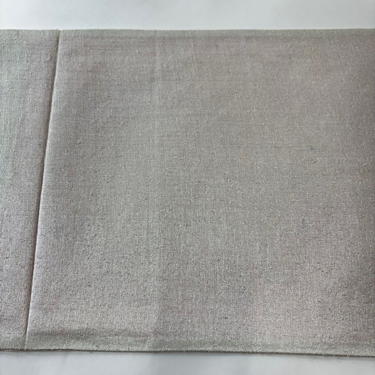 【美品】 袋帶 秀品級 幾何學 金銀彩 粉紅色 大鼓圖案 純蠶絲