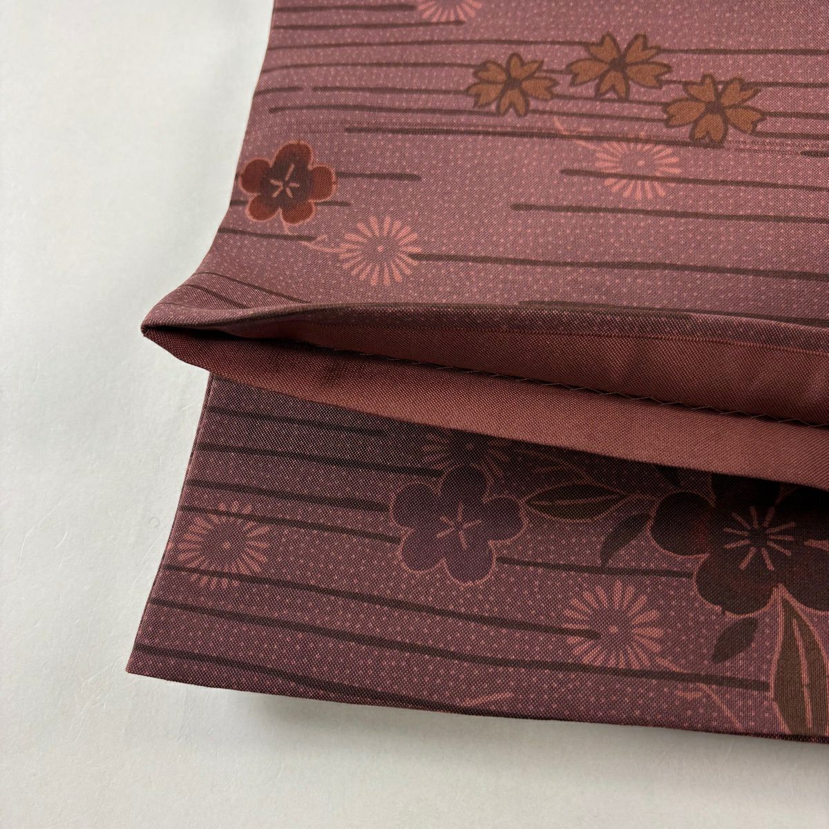 袋帶 秀品級 證書齊全 鴛鴦 波紋 刺繡 紅紫 お太鼓圖案 純蠶絲