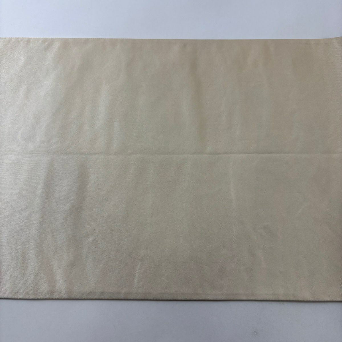 【美品】 袋帶 秀品級 松樹竹子梅花 流水 金金箔 唐織 米色 六通 純蠶絲
