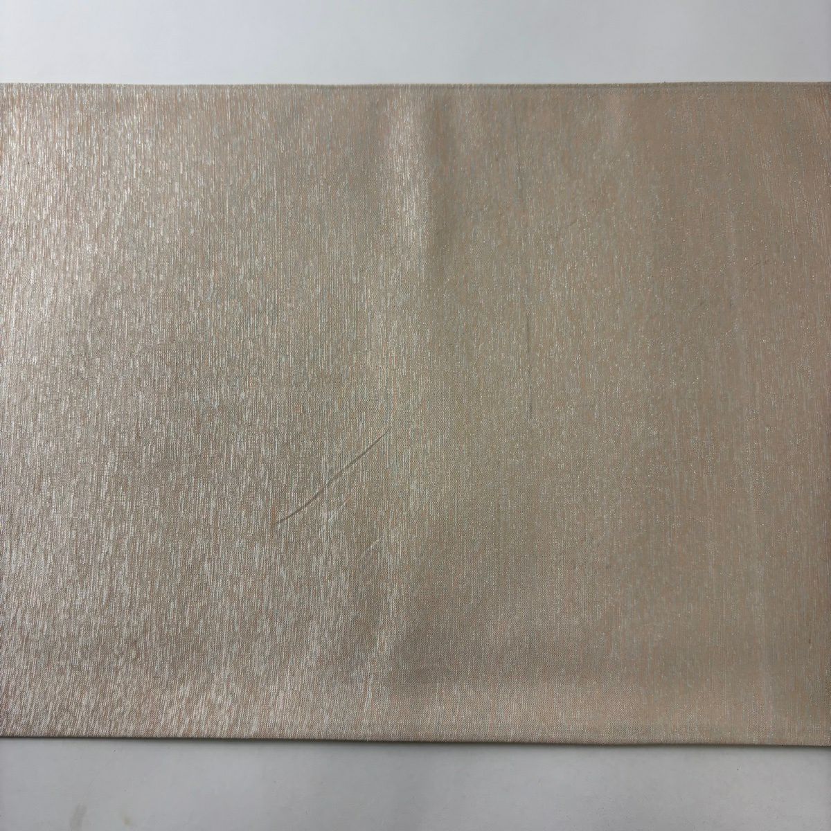 袋帶 秀品級 關西仕立 雜格 綠 全通 純蠶絲