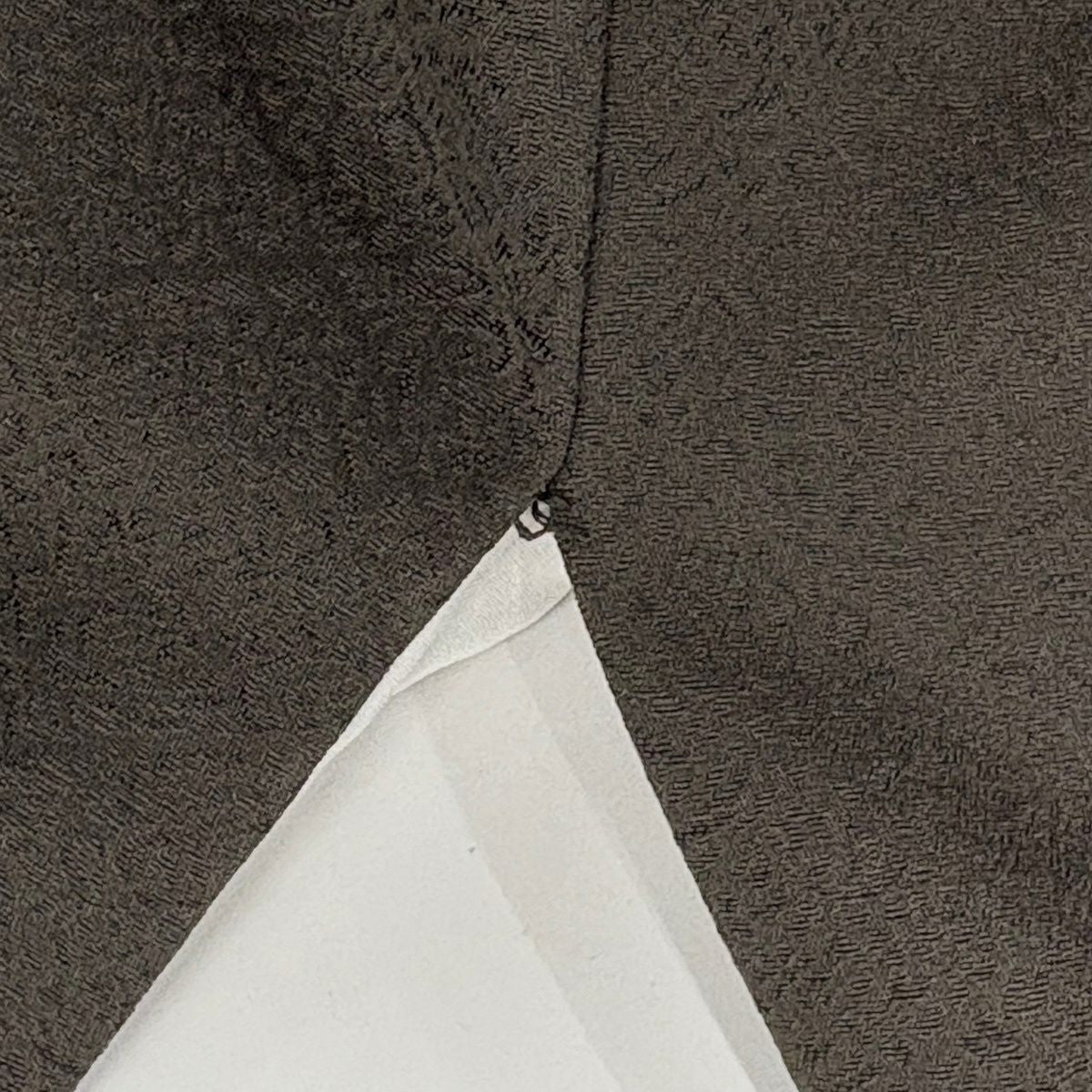 【美品】訪問服 身長158cm 袖長67.5cm L 雙層 葡萄 金絲 金銀彩 茶綠 純蠶絲 秀品級
