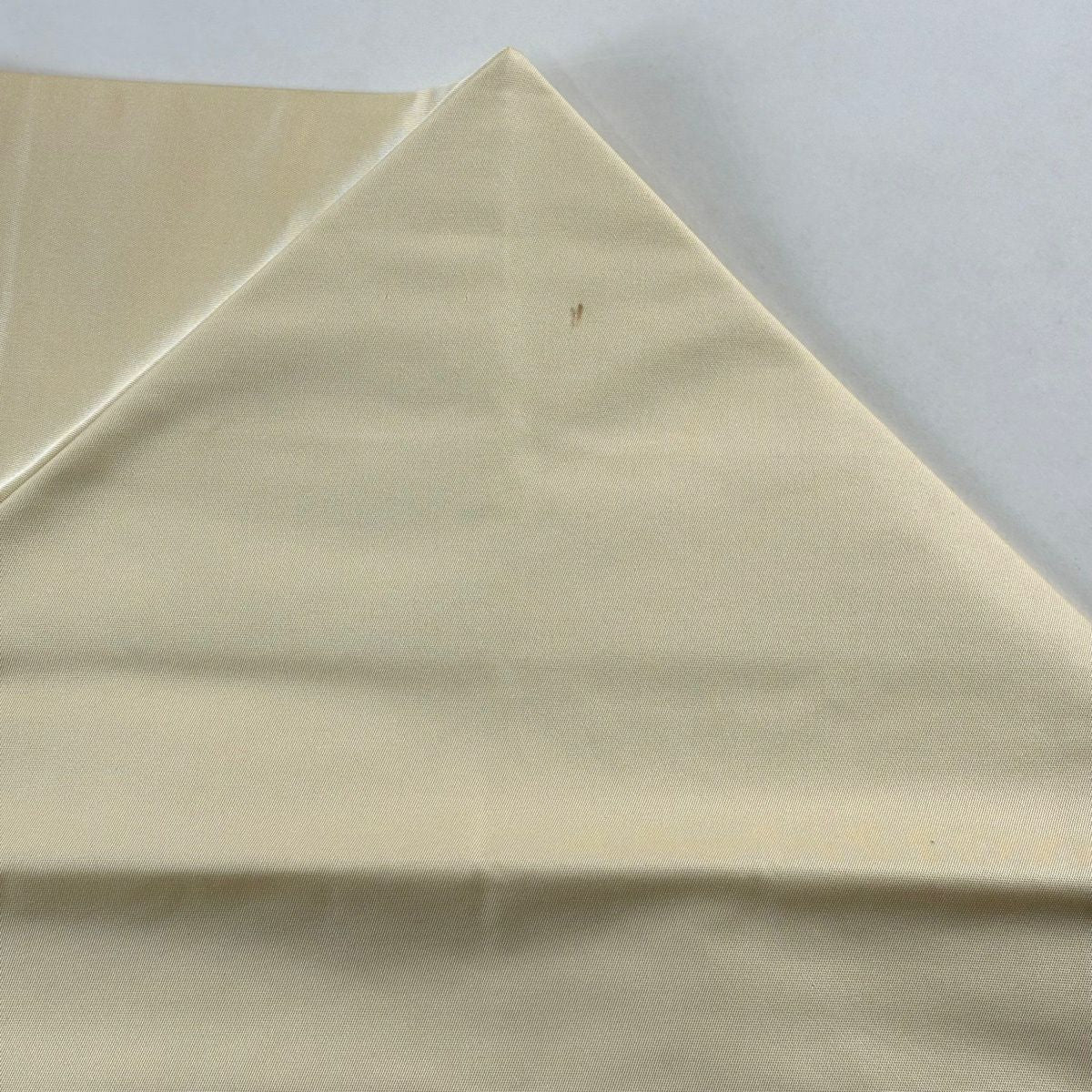 名古屋帶 優品級 扇子面 菊花 金絲 金金箔 米色 純蠶絲