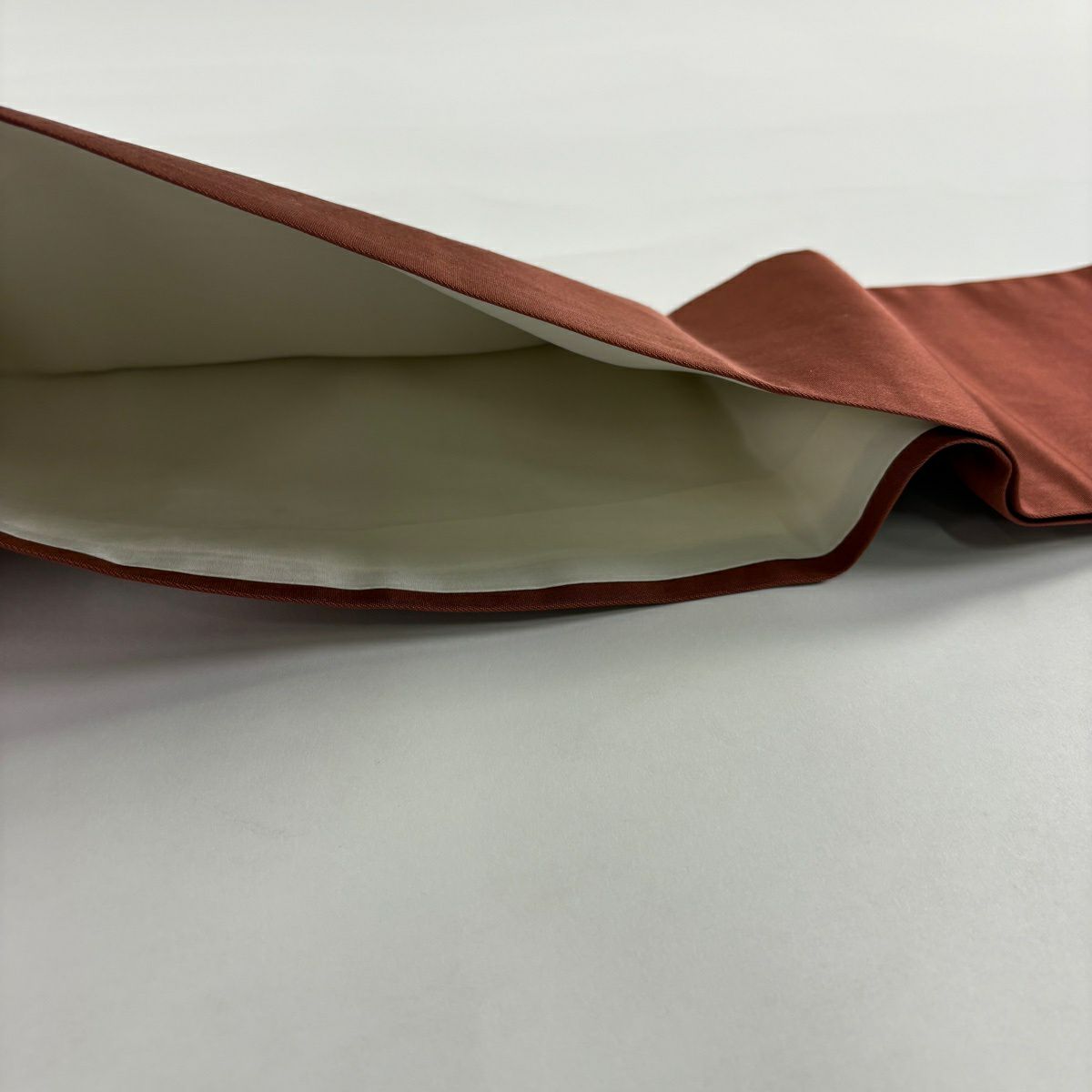 【美品】名古屋帶 優品級 花 花唐草紋 金金箔 紅茶 純蠶絲