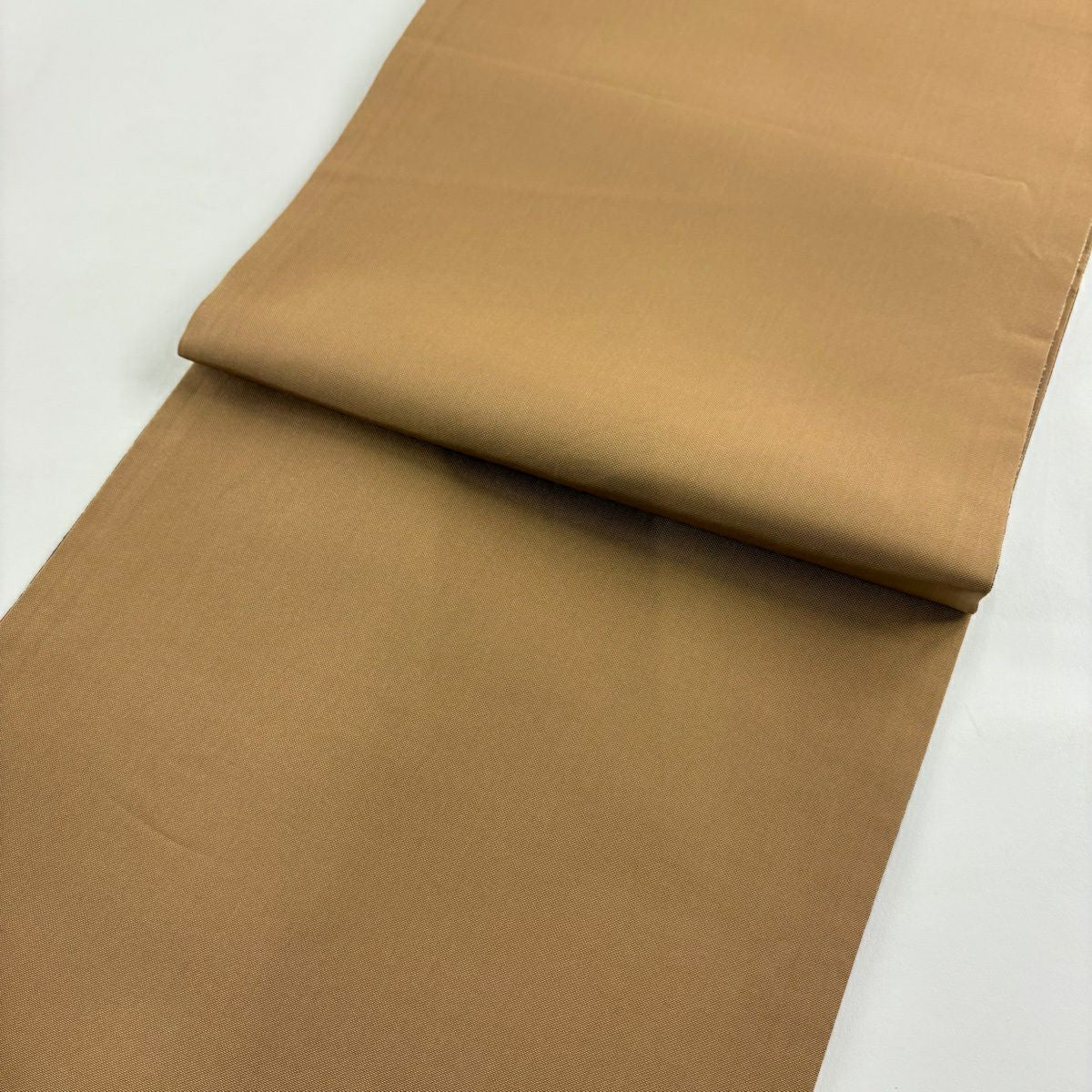 【美品】 袋帶 秀品級 唐草紋 花 橙色 全通 純蠶絲