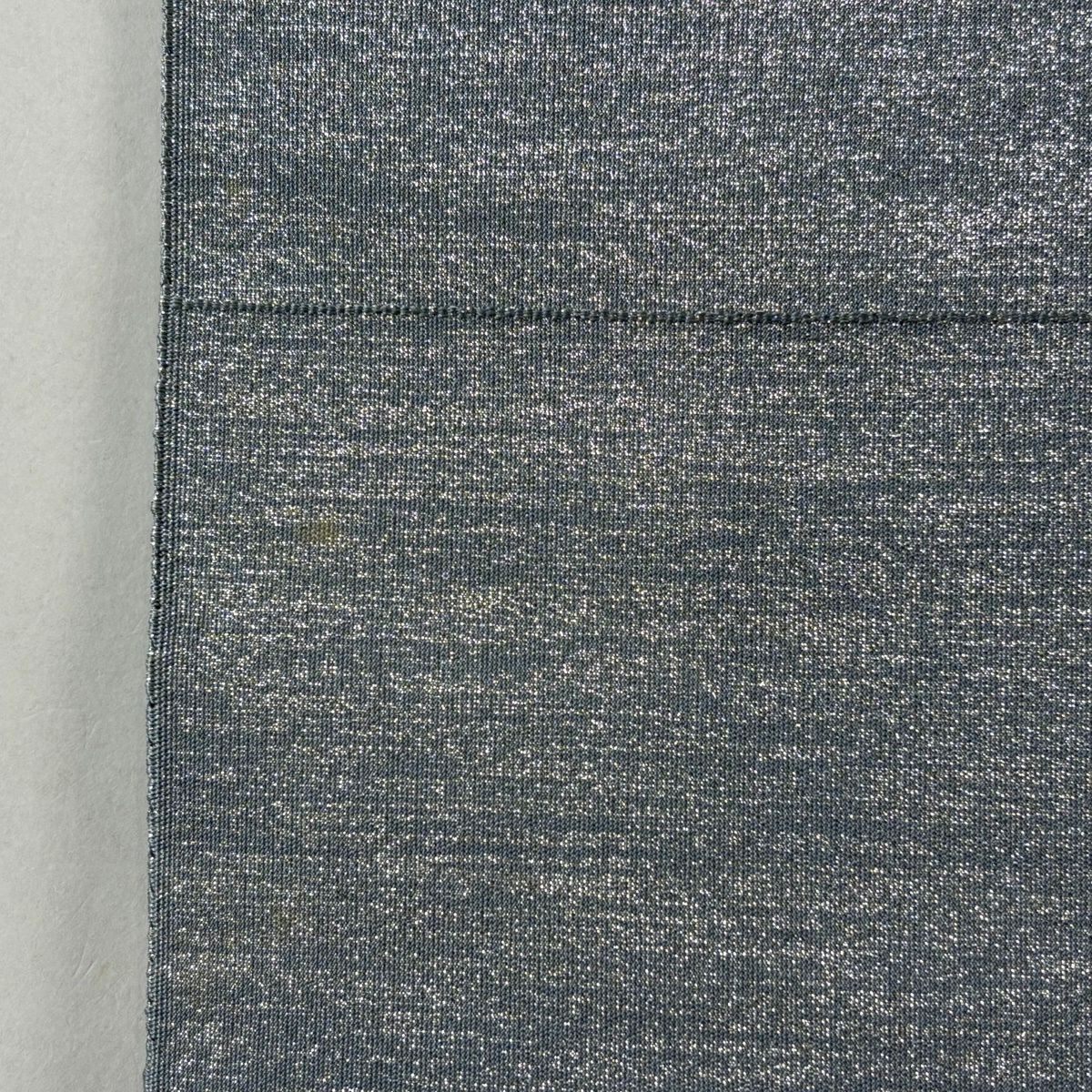 袋帶 秀品級 片輪車 雲文 金銀彩 金金箔 青灰 純蠶絲