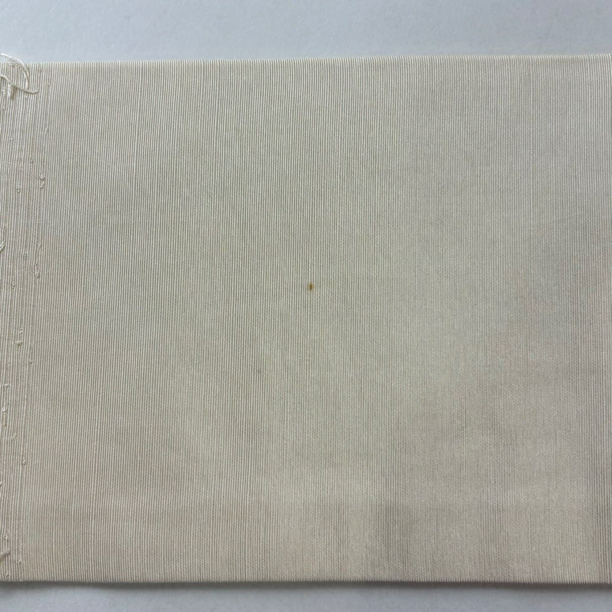 名古屋帶 秀品級 關西仕立 草花紋紋 金彩裝飾 奶油色 純蠶絲