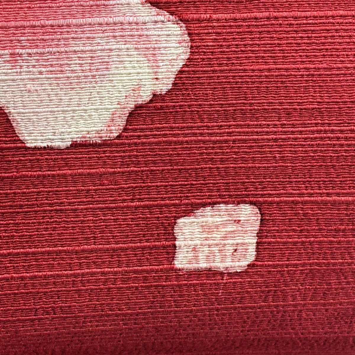 【美品】 名古屋帶 優品級 附落款 紬織織 牡丹 深粉紅 純蠶絲