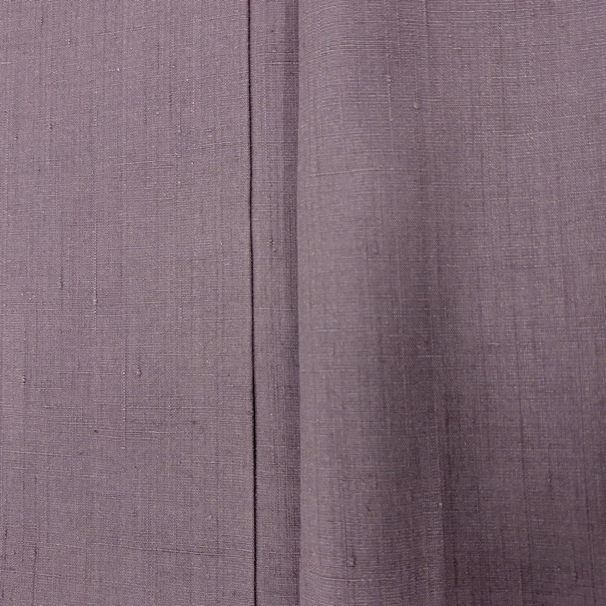 【美品】 紬織 身長158.5cm 袖長63.5cm S 雙層 薄紫 純蠶絲 優品級