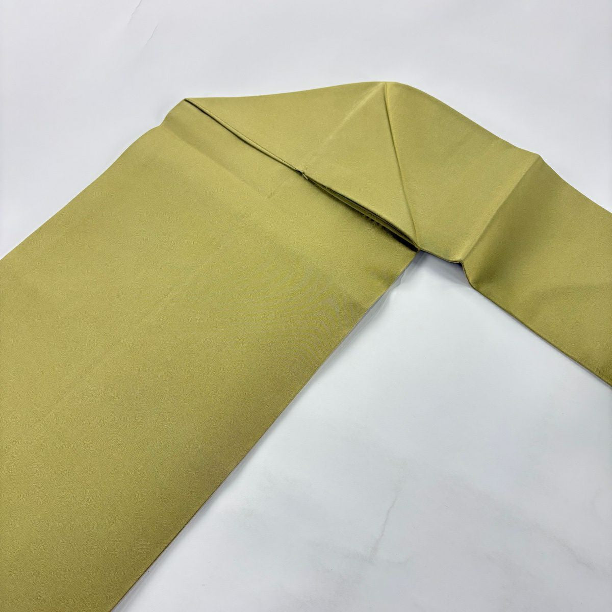 【美品】名古屋帶 秀品級 生物 草花紋紋 抹茶 純蠶絲