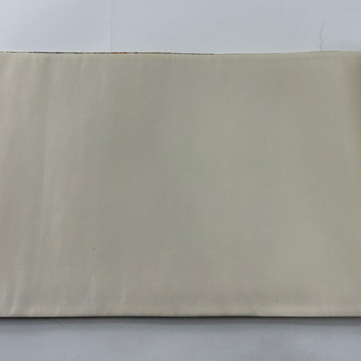【美品】 袋帶 秀品級 山 草花紋 金絲 金金箔 金色 六通 純蠶絲