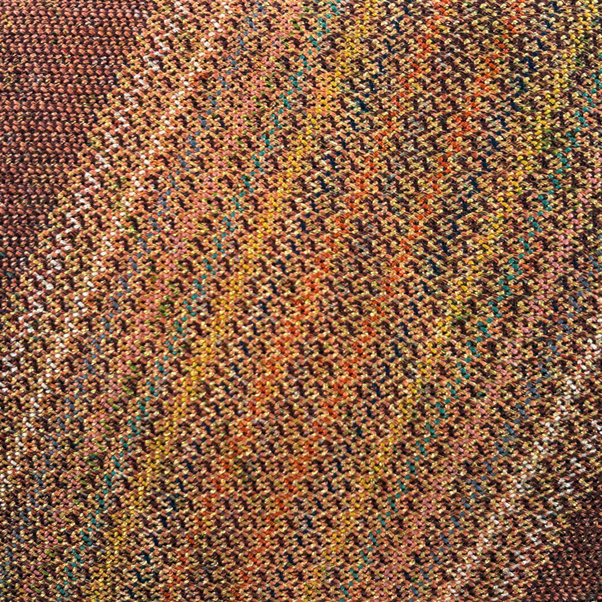 【美品】名古屋帶 秀品級 松樹葉仕立 八寸名古屋帶 斜紋 金絲 紅茶 純蠶絲