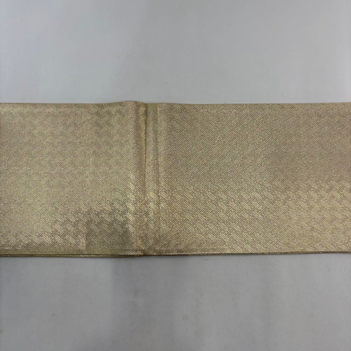 【美品】 袋帶 秀品級 振袖禮服禮服用 藤 蝶 金絲 金金箔 金色 六通 純蠶絲