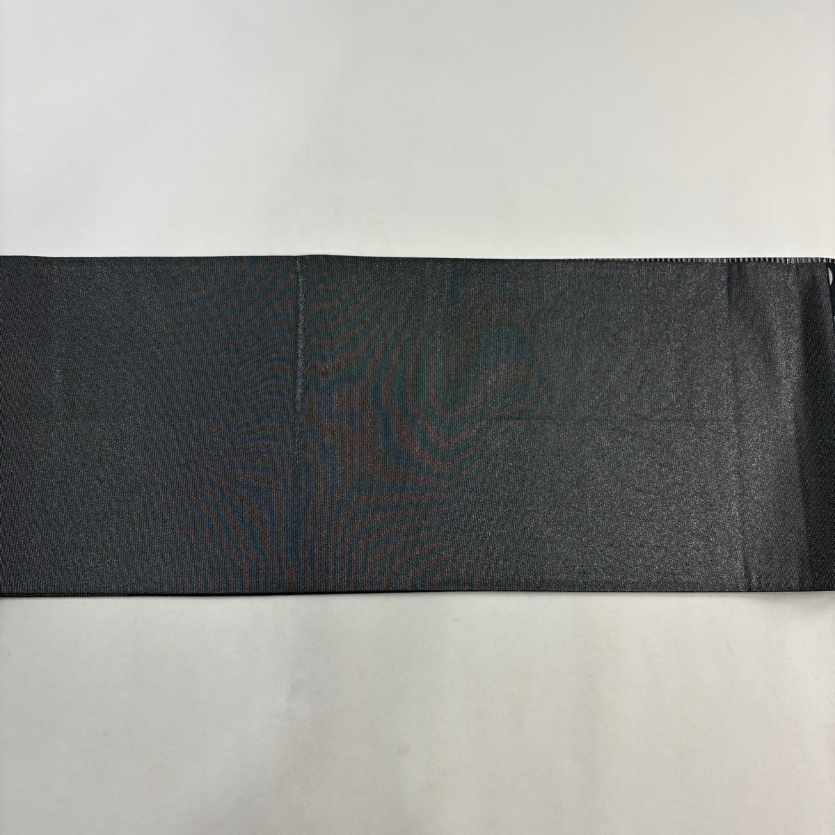 袋帶 秀品級 圓紋 條紋 金金箔 灰色 純蠶絲