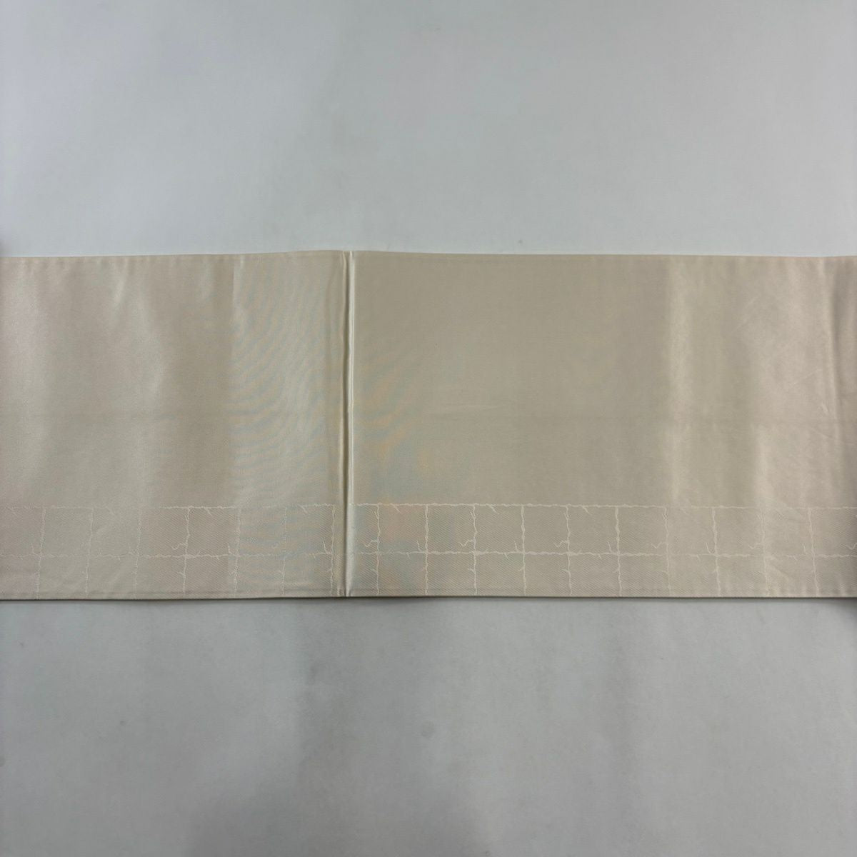 袋帶 秀品級 帝王紫 附有落款 鳳輦王朝圖 御所車 流水 金金箔 金銀彩 奶油色 大鼓圖案 純蠶絲