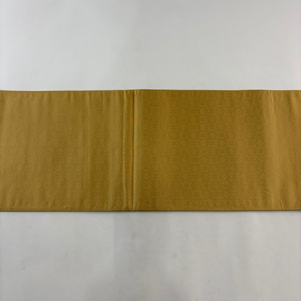 【美品】 袋帶 秀品級 琳派瑞祥錦 蝶 草花紋 金金箔 金銀彩 金色 六通 純蠶絲