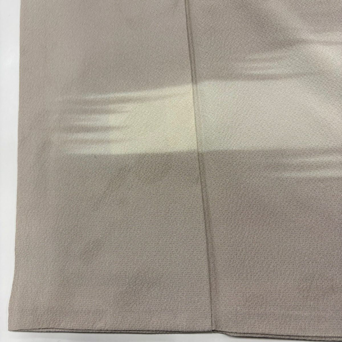 付下 身長158cm 袖長63.5cm S 雙層 霞 金銀彩 漸層 淺小豆 純蠶絲 優品級 一個紋