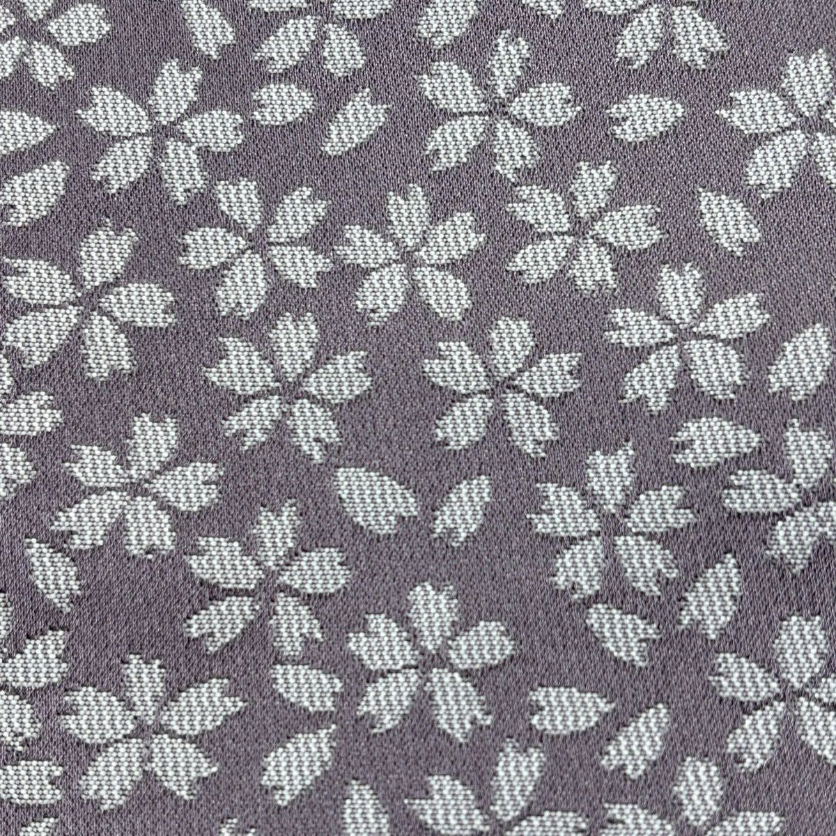 【美品】半幅帶 優品級櫻花花瓣 灰紫 化纖