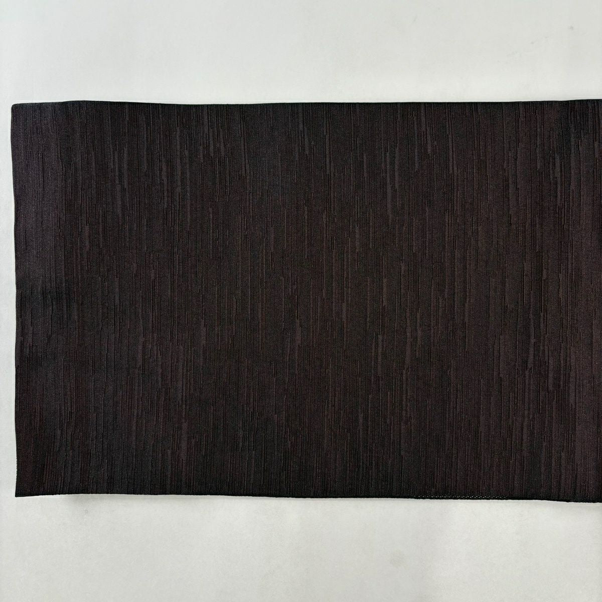 【美品】 袋帶 名古屋帶 優品級櫻花 市松樹 黑 化纖