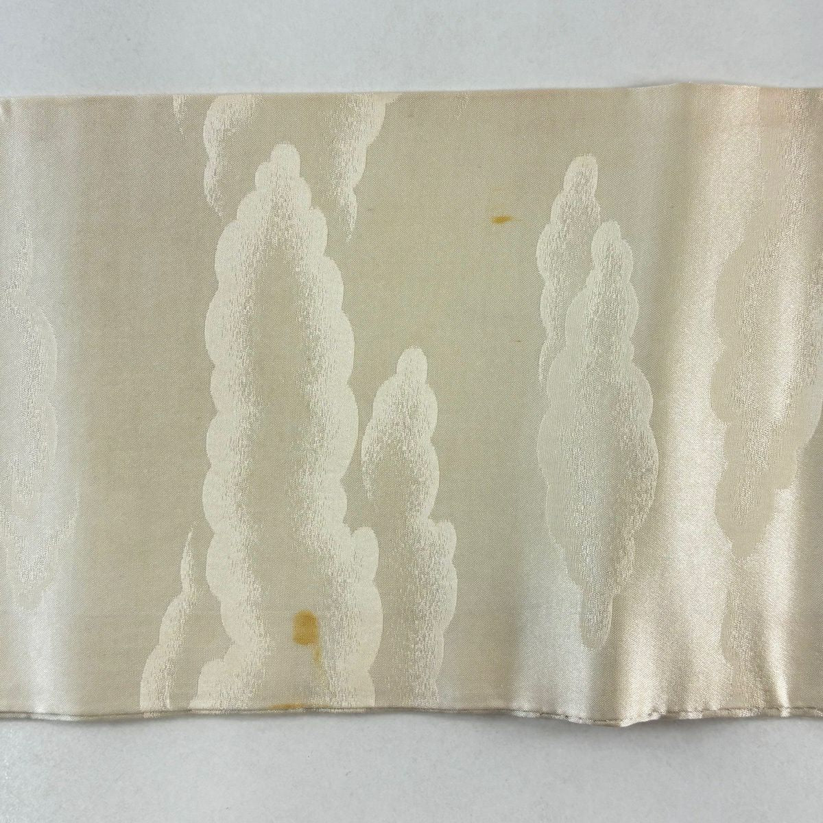名古屋帶 優品級 牡丹 絞染 朱 純蠶絲