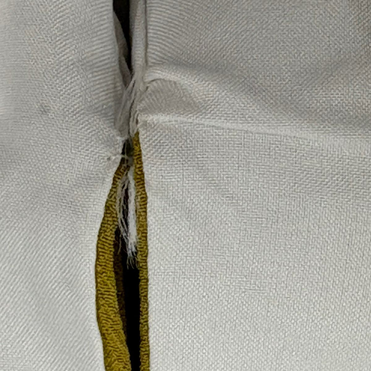 振袖禮服 身長163.5cm 袖長66cm M 雙層 山本寛斎 二尺袖 落款 花 黃土 茶 化纖 優品級