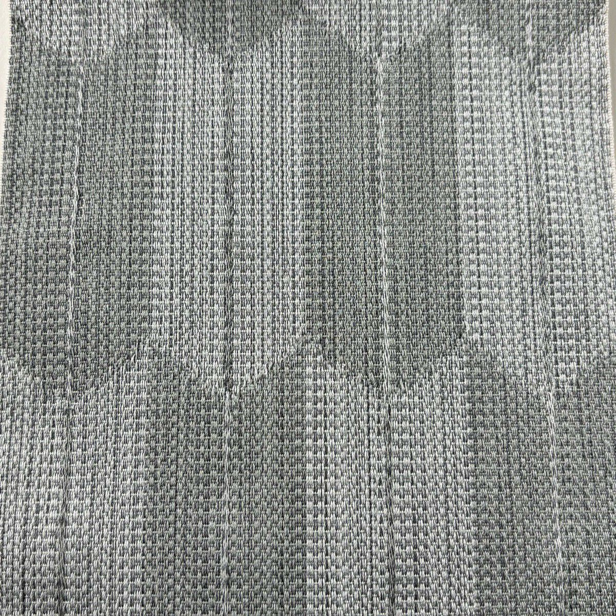 【美品】半幅帶 優品級 矢羽根 灰 化纖