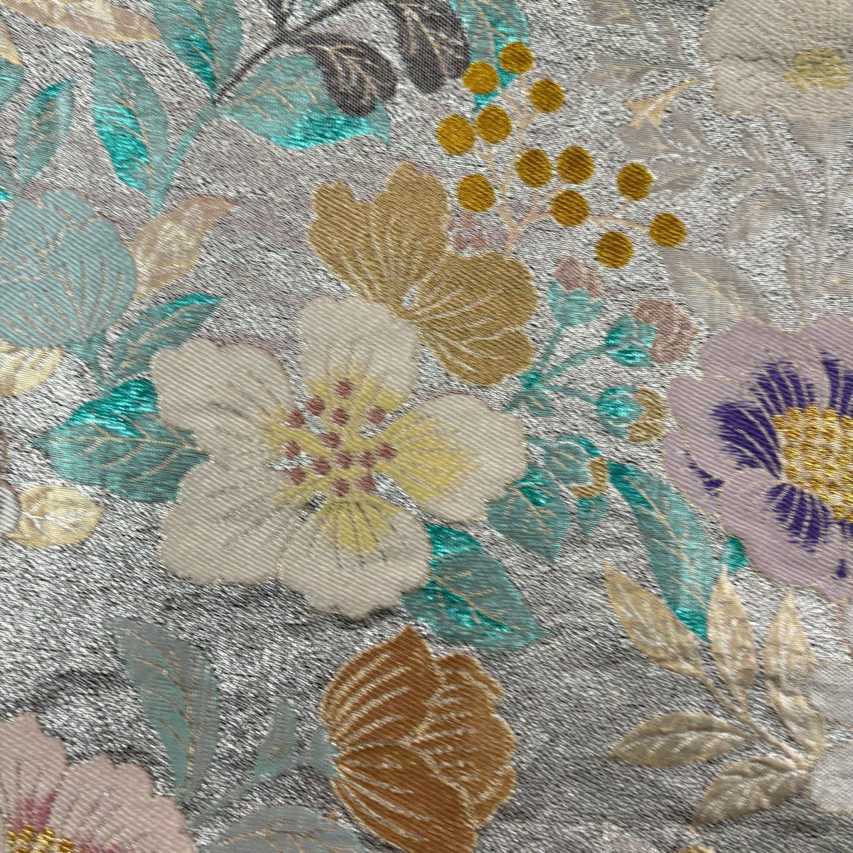 【美品】振袖禮服 身長169.5cm 袖長69cm L 雙層 袋帶全套 蝴蝶 牡丹 閃亮 深粉色 純蠶絲 名品級