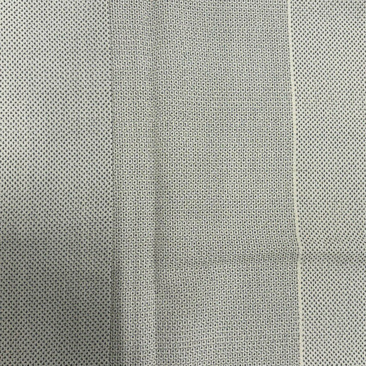 【美品】 紬織 身長158cm 袖長63.5cm S 雙層 龜甲絣 絣紋 灰色 純蠶絲 秀品級