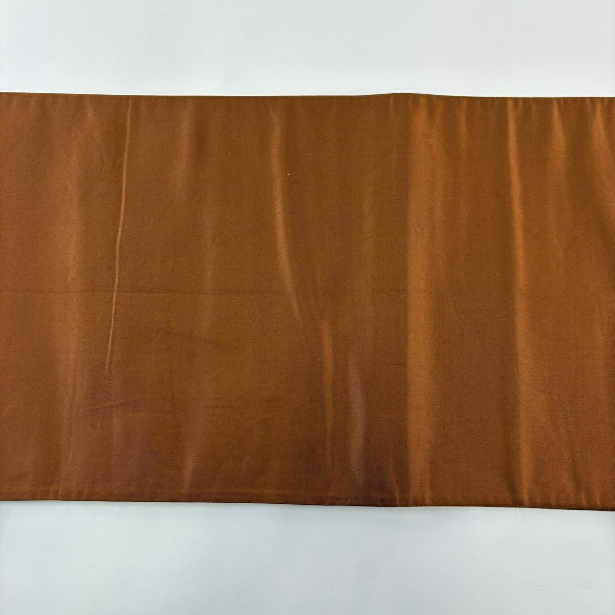 【美品】 袋帶 秀品級 枝花 金金箔 茶 六通 純蠶絲