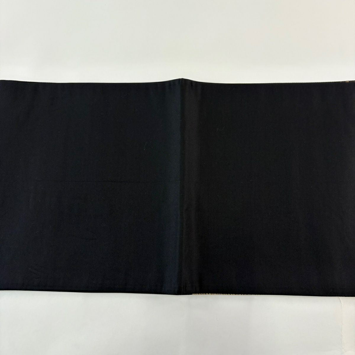 【美品】 袋帶 秀品級 櫻花 斜紋 金絲 黑 六通 純蠶絲