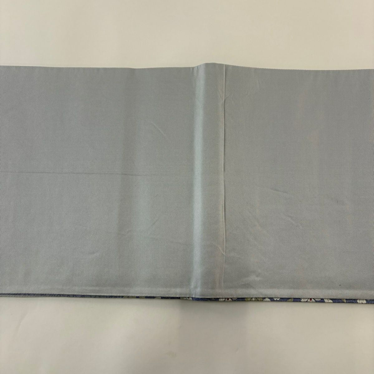 袋帶 秀品級櫻花花瓣 金金箔 拉麵線 淺紫 六通 純蠶絲