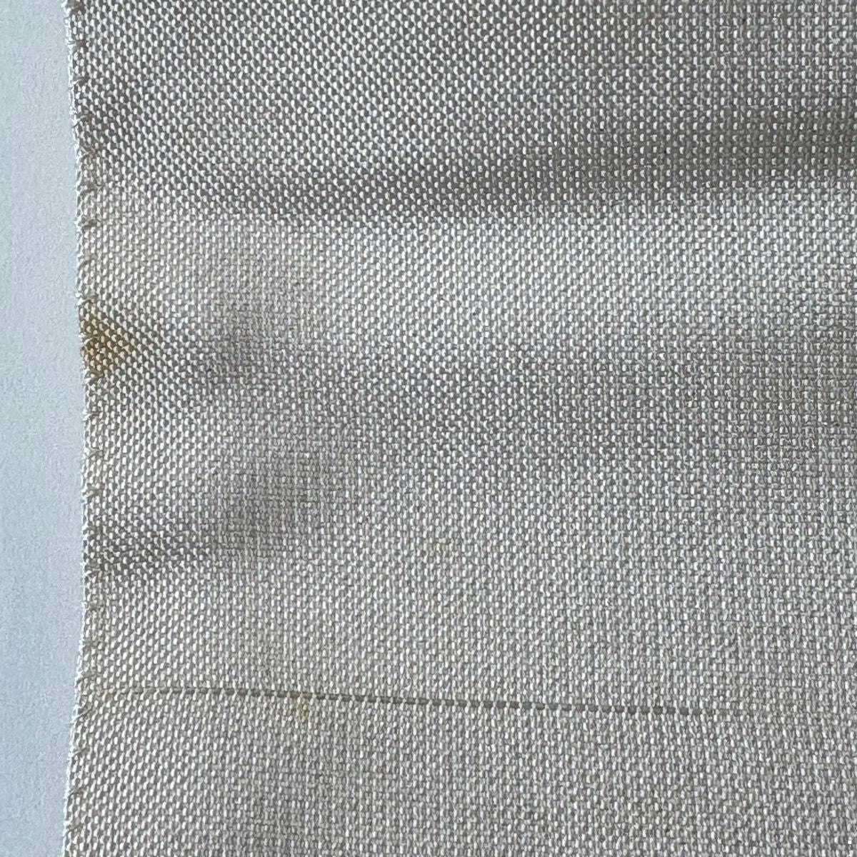 袋帶 秀品級 牡丹 扇子子 刺繡 金彩裝飾 奶油色 大鼓圖案 純蠶絲