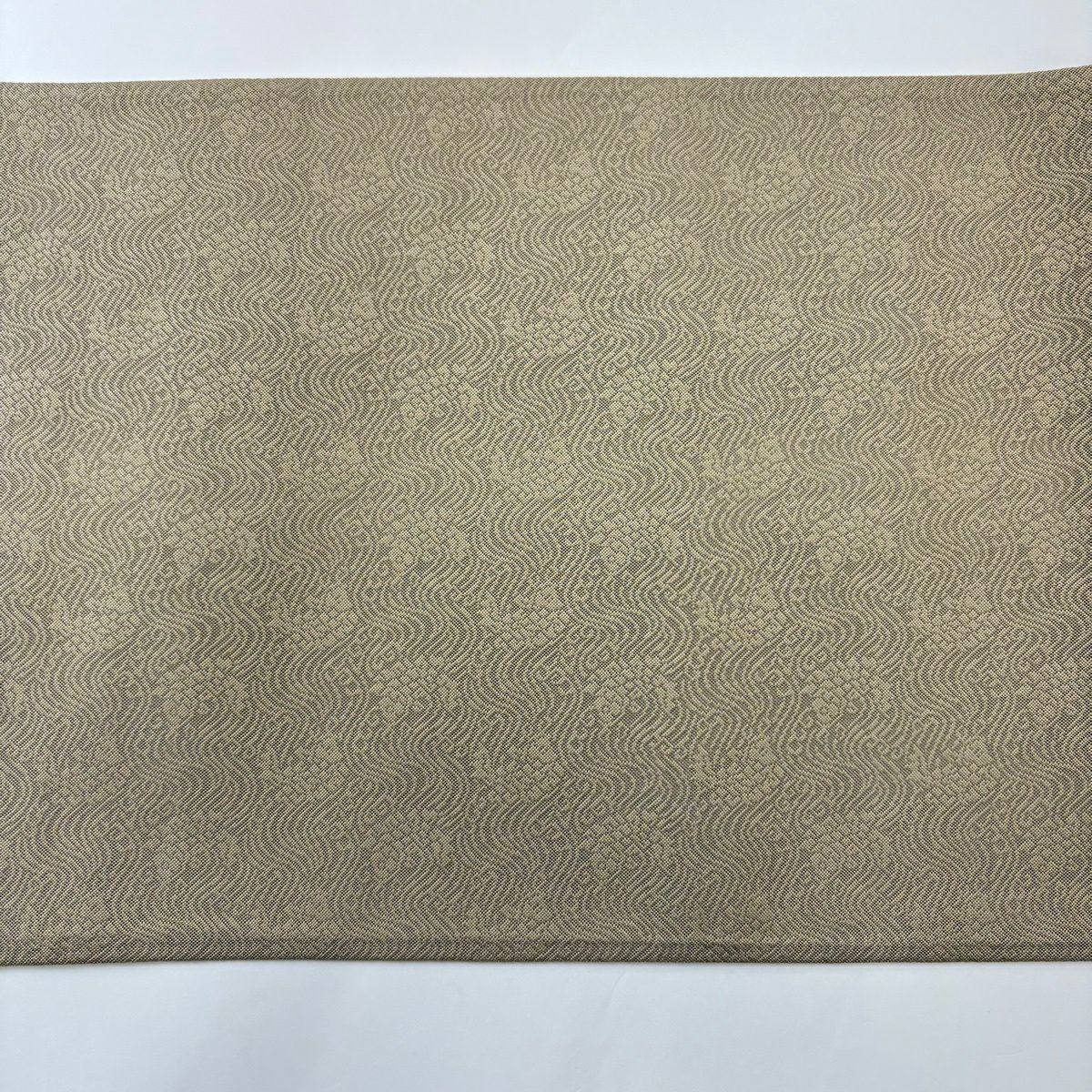【美品】 袋帶 名古屋帶 秀品級 若松樹 龜甲 金絲 米色 純蠶絲