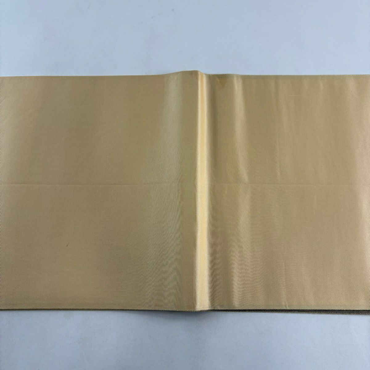 【美品】 袋帶 秀品級 關西仕立 雜花文 花喰鳥 刺繡 金金箔 灰 深藍柄 純蠶絲