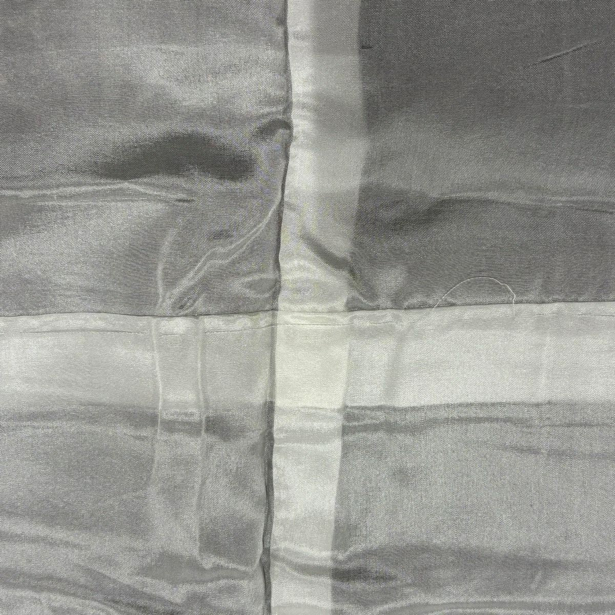 【美品】 小紋 身長159.5cm 袖長65cm M 雙層 麻葉 幾何學 焦茶 純蠶絲 秀品級