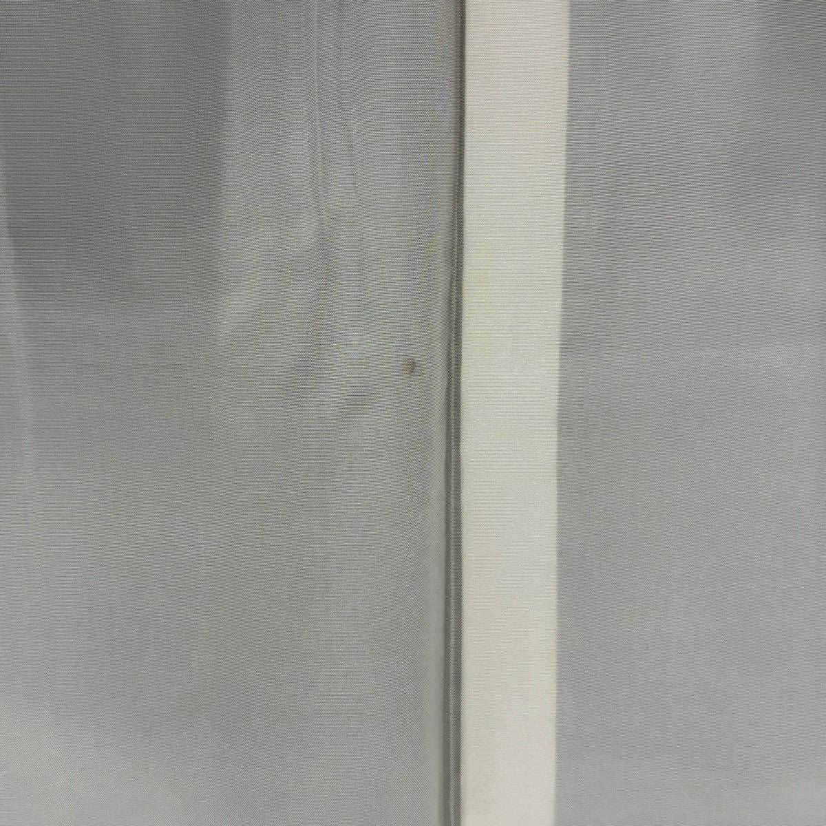 【美品】 大島紬織 身長160.5cm 袖長65cm M 雙層 純泥染 證書附帶 花唐草紋 紋 純蠶絲 優品級