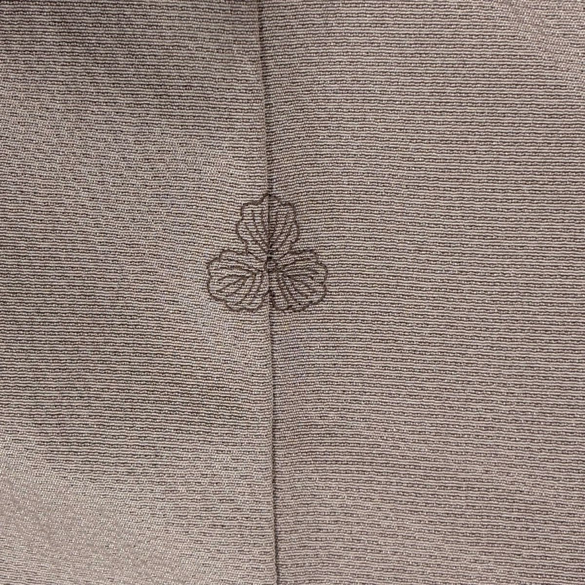 訪問服 身長152cm 袖長62.5cm S 雙層 辻花染 金銀彩 染分 灰紫 純蠶絲 秀品級 一つ紋
